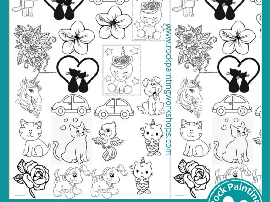 Rock Painting Patterns Templates Free Printable
