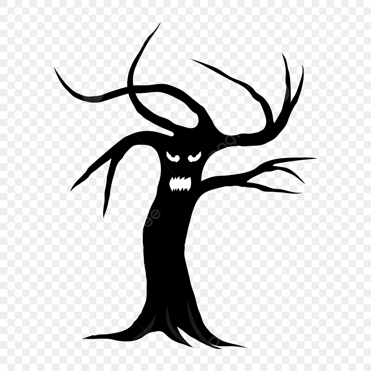 Spooky Tree Printable Template