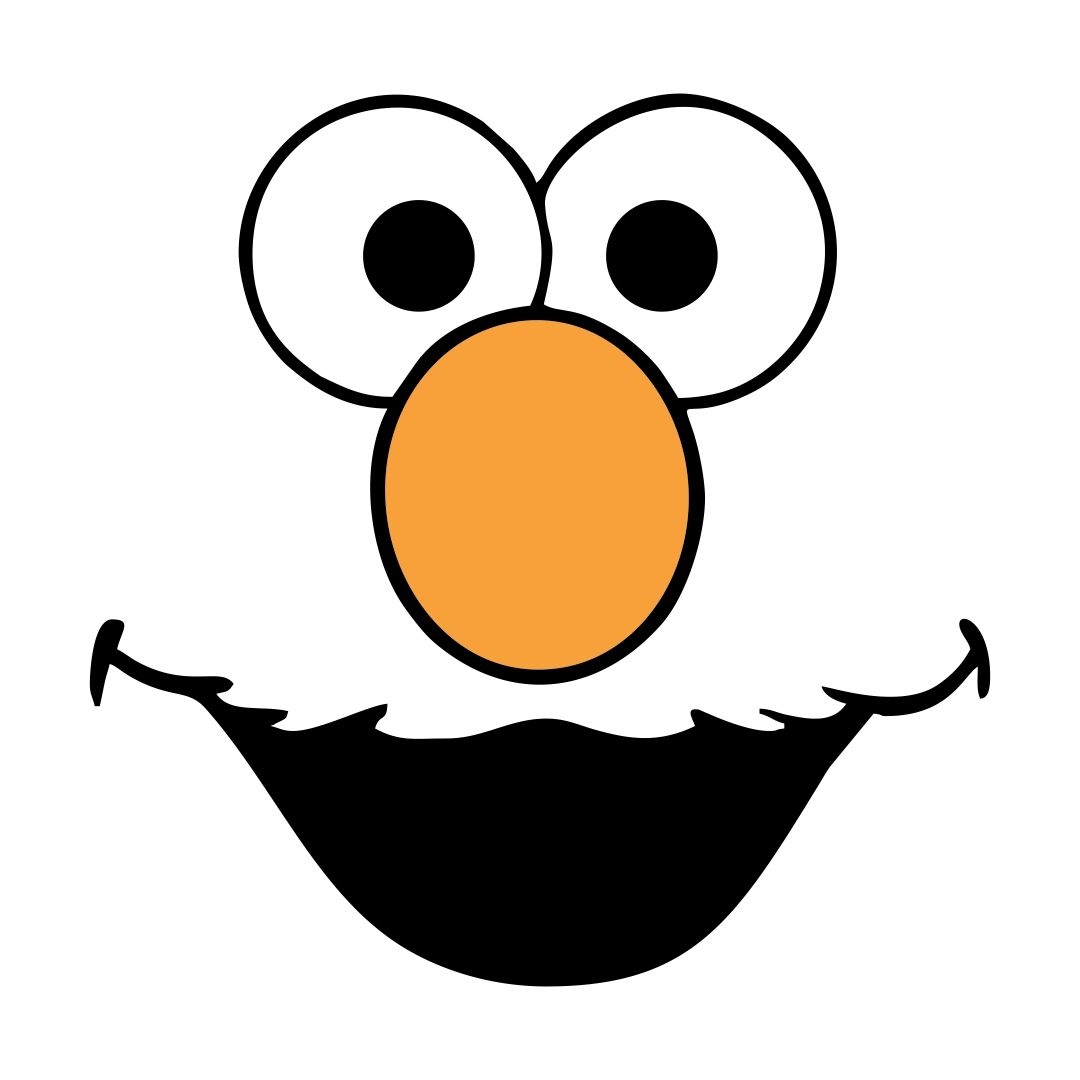 Sesame Street Elmo Face Template Printable Sesame Street Birthday Party Sesame Street Birthday Party Ideas Boy Sesame Street Birthday