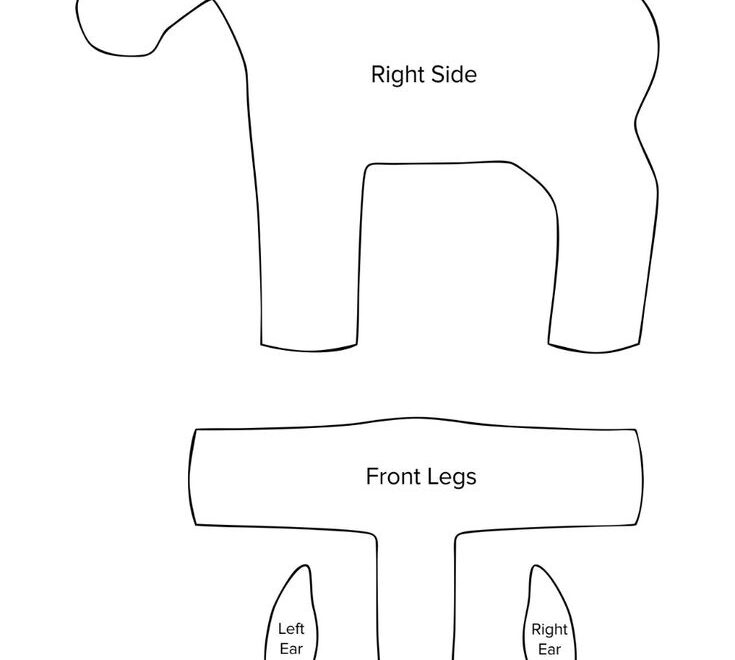 Sewing Patterns Horse 10 Free PDF Printables Printablee
