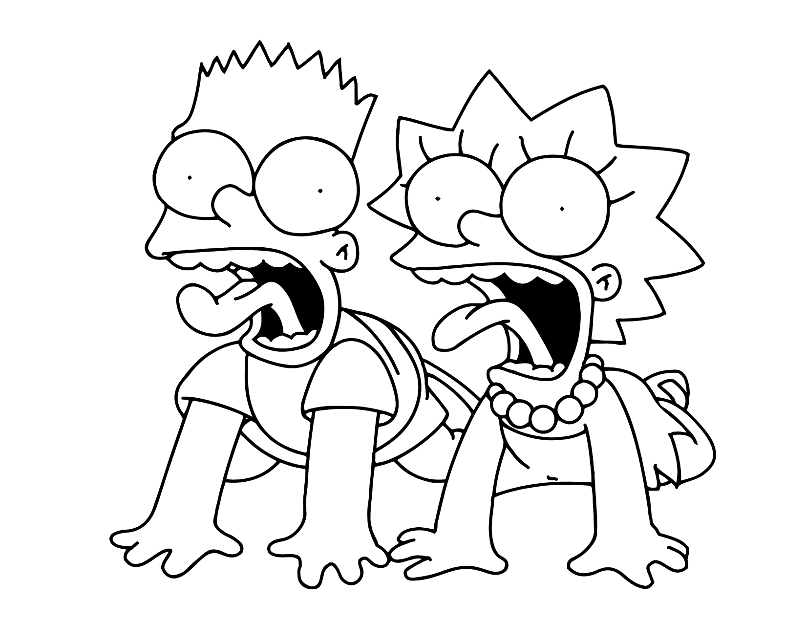 Simpsons Coloring Pages Printable Coloring Pages FREE