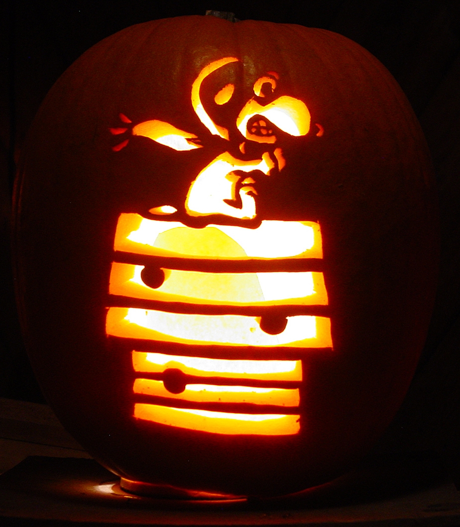 Snoopy Printable Pumpkin Pattern