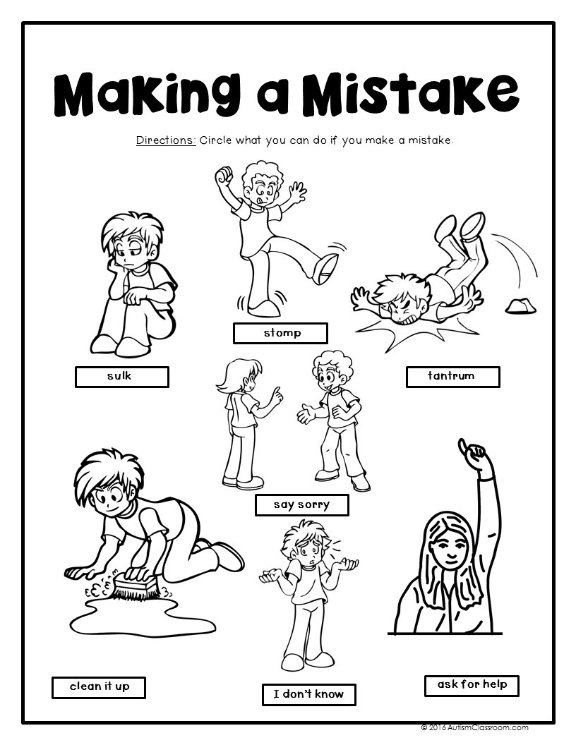Social Skills Activities For Special Children Mannix Darlene Worksheets Library