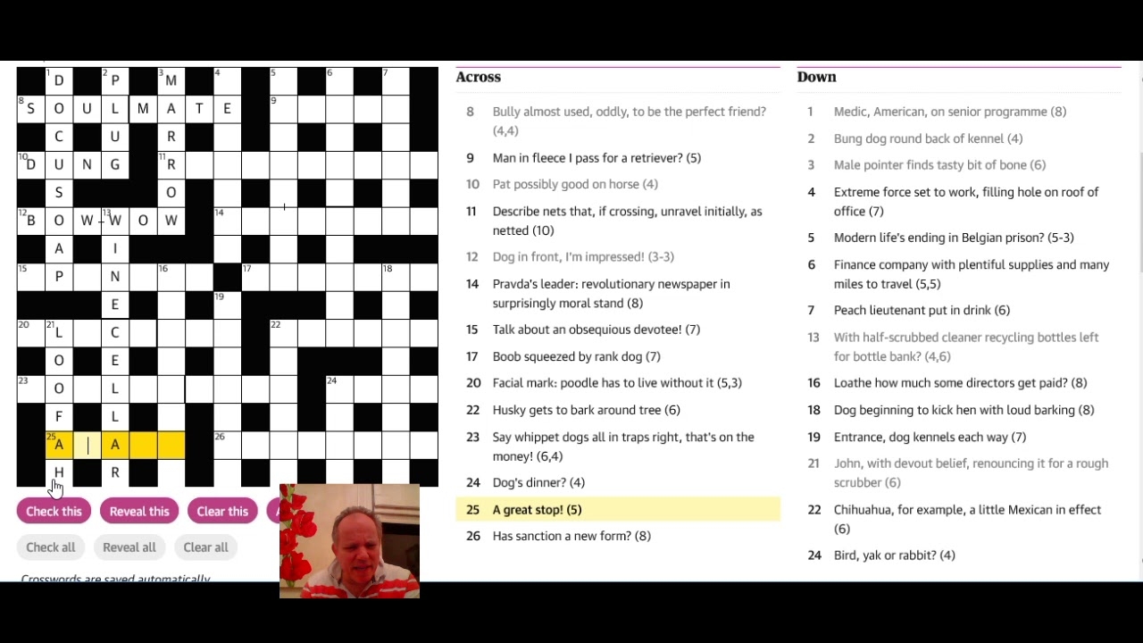 Cryptic Crosswords Printable Guardian