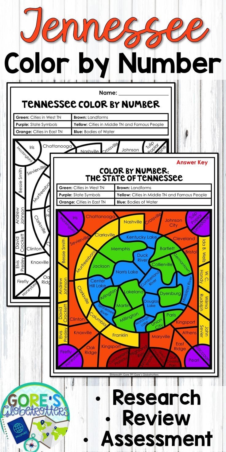 Tennessee Printable 2nd Grade Worksheet