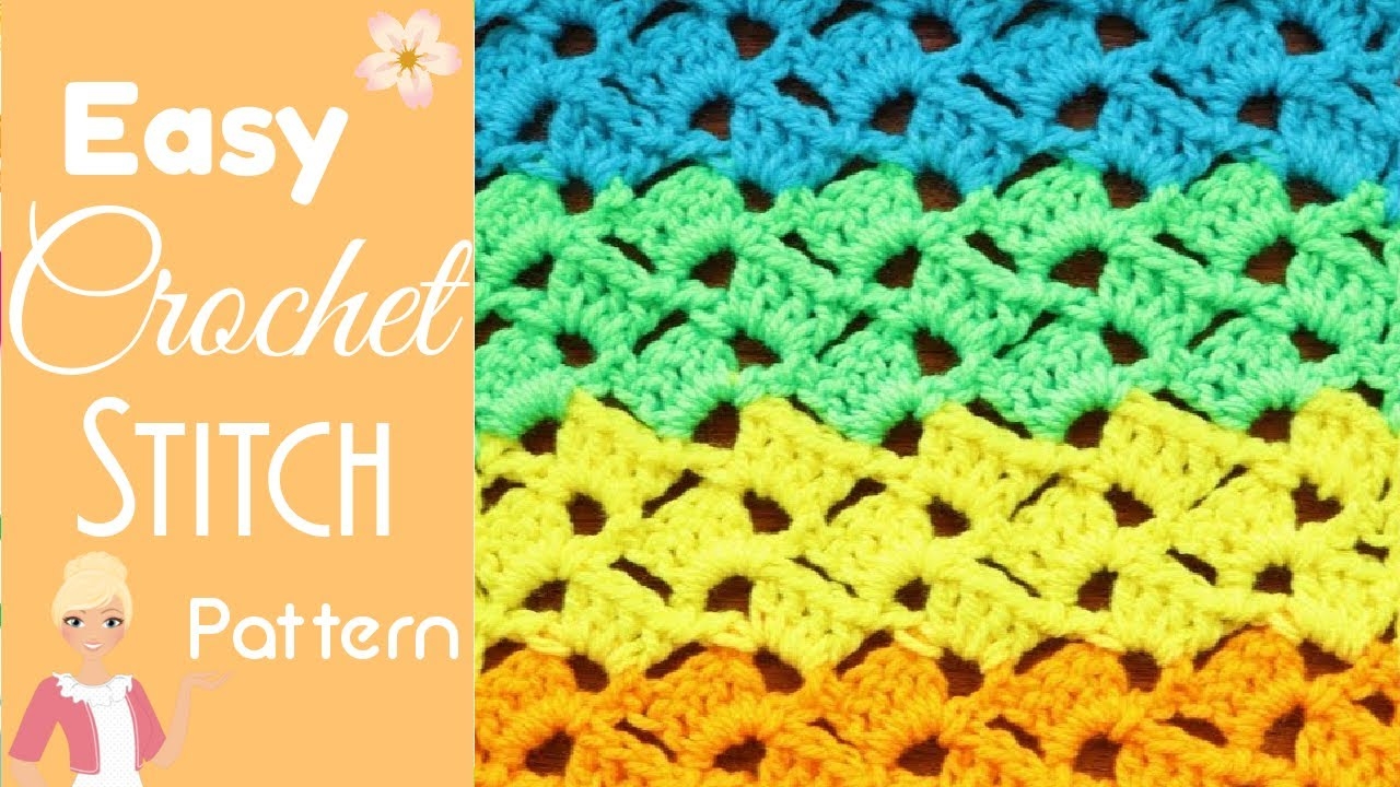 The Drunken Granny Stitch Easy Crochet Stitch Tutorial The Secret Yarnery YouTube