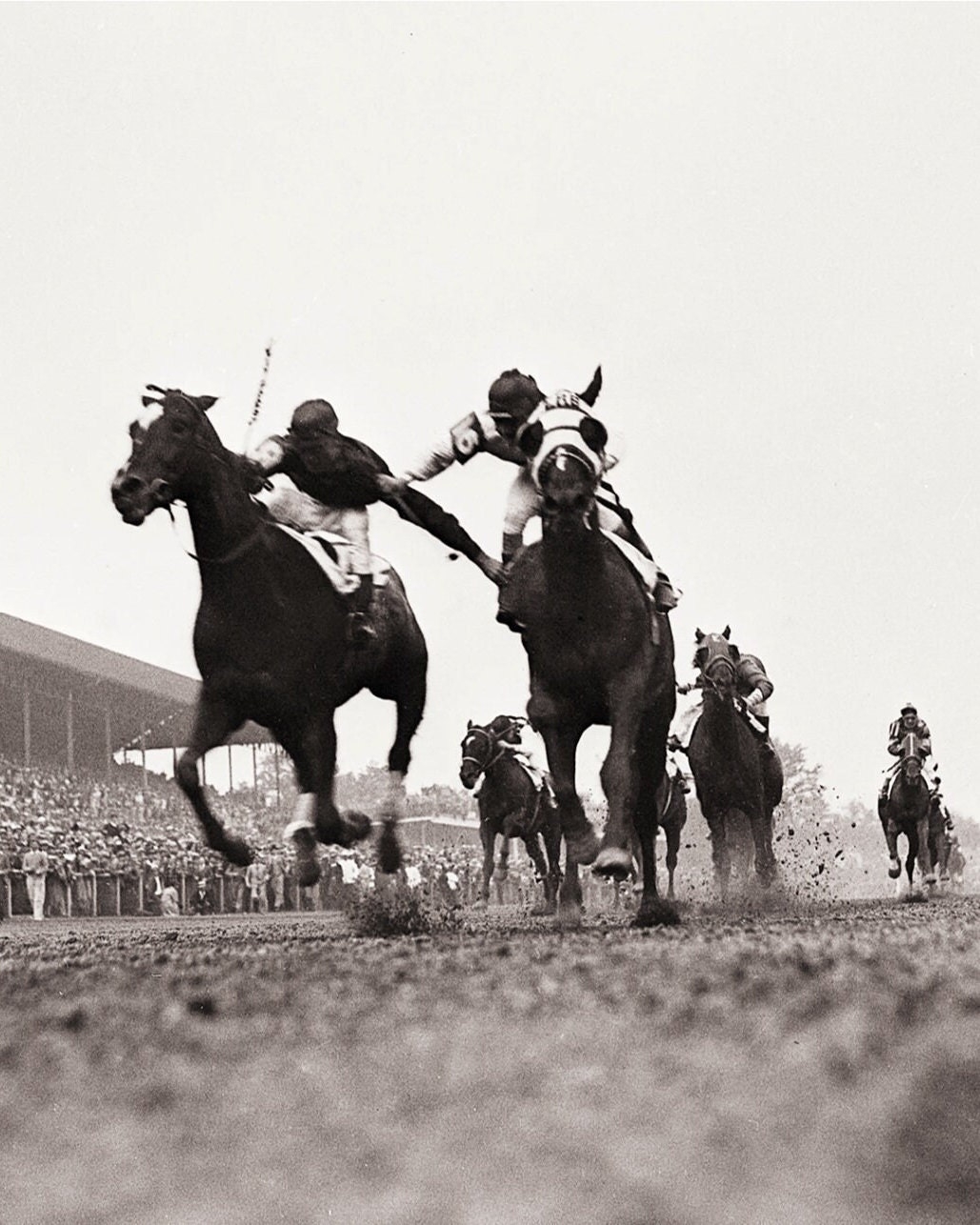 The Fighting Finish 1933 Kentucky Derby Horse Racing Equine Poster Art Photo 8x10 11x14 And or 16x20 Etsy