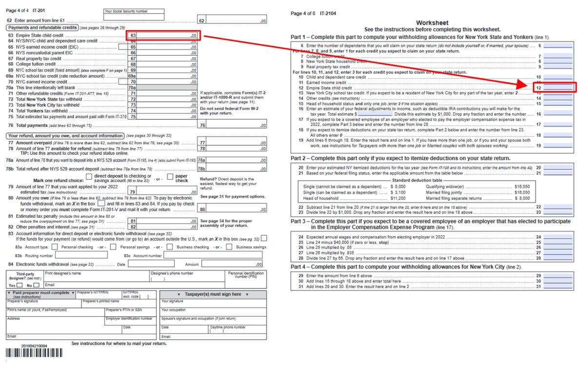 Printable Tax Forms For New York State