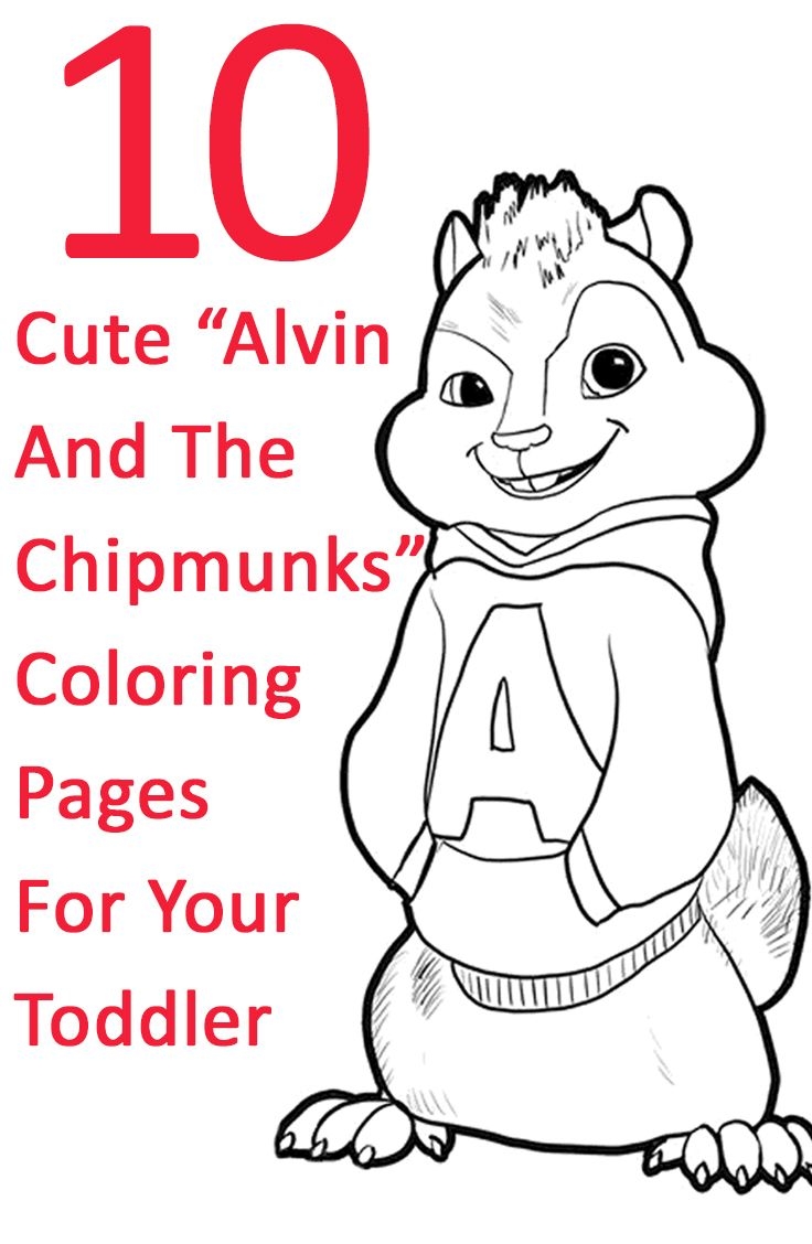 Top 25 Free Printable Alvin And The Chipmunks Coloring Pages Online