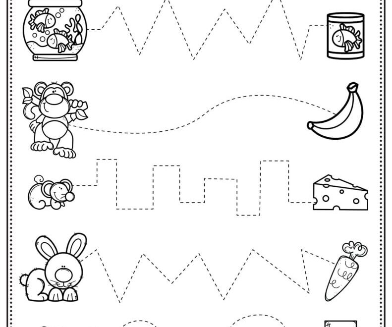 Tracing Worksheets And Activities For Preschool Planning Playtime