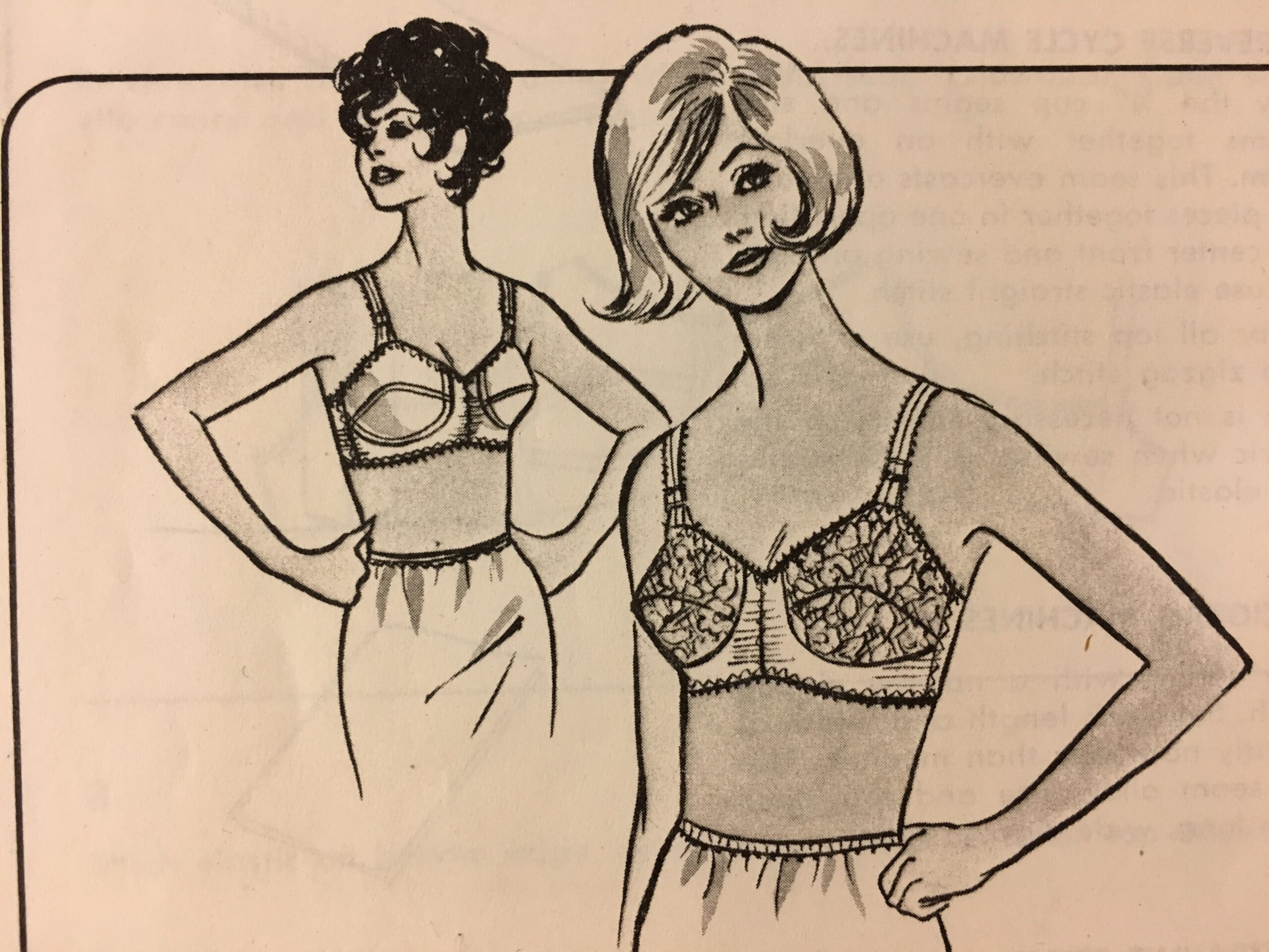 True Bra making Confessions I Finally Found A Retro Bra Sewing Pattern I Like Tasha Could Make That