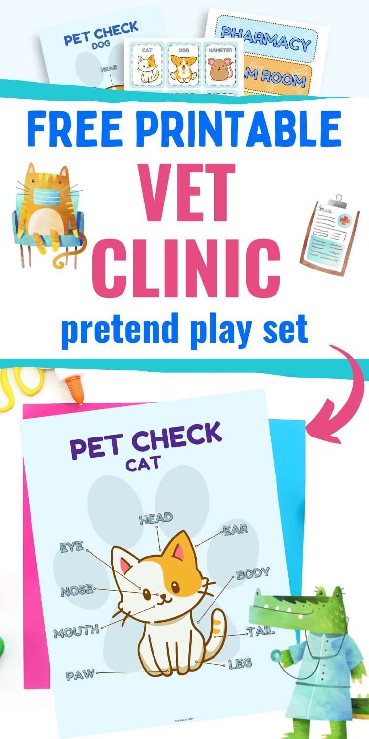Vet Clinic Dramatic Play Free Printables The Artisan Life