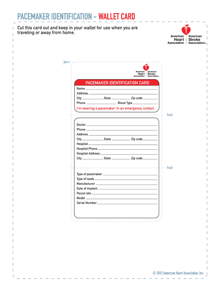 Wallet Id Card Template Fill Online Printable Fillable Blank PdfFiller