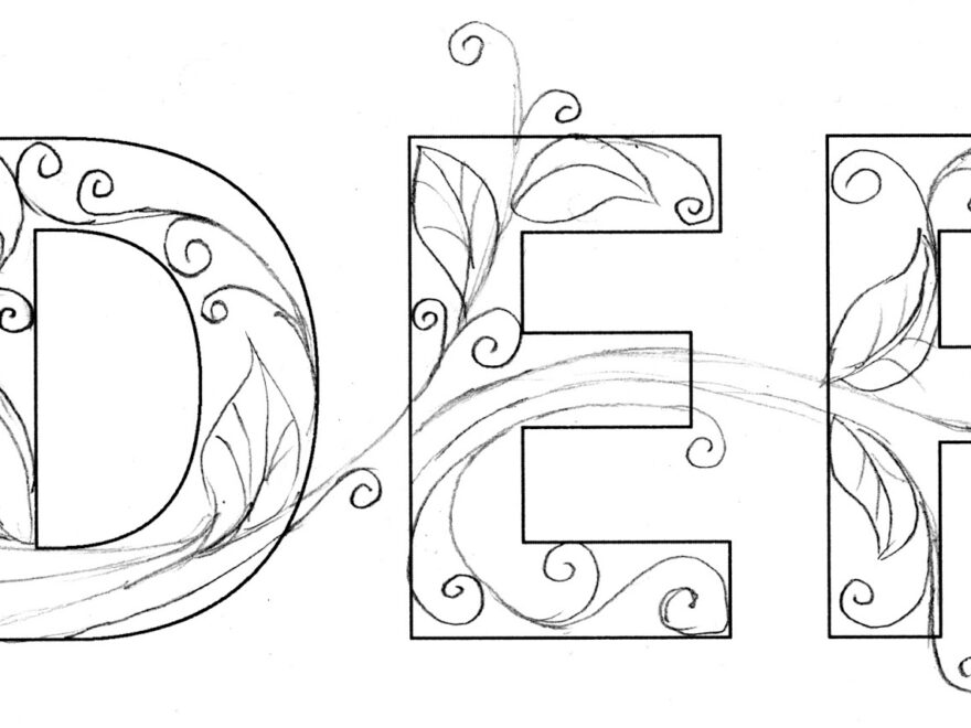 Welcome To Paper Zen Cecelia Louie Quilling Letters Tutorial DEF how To Quill A Name Or Word