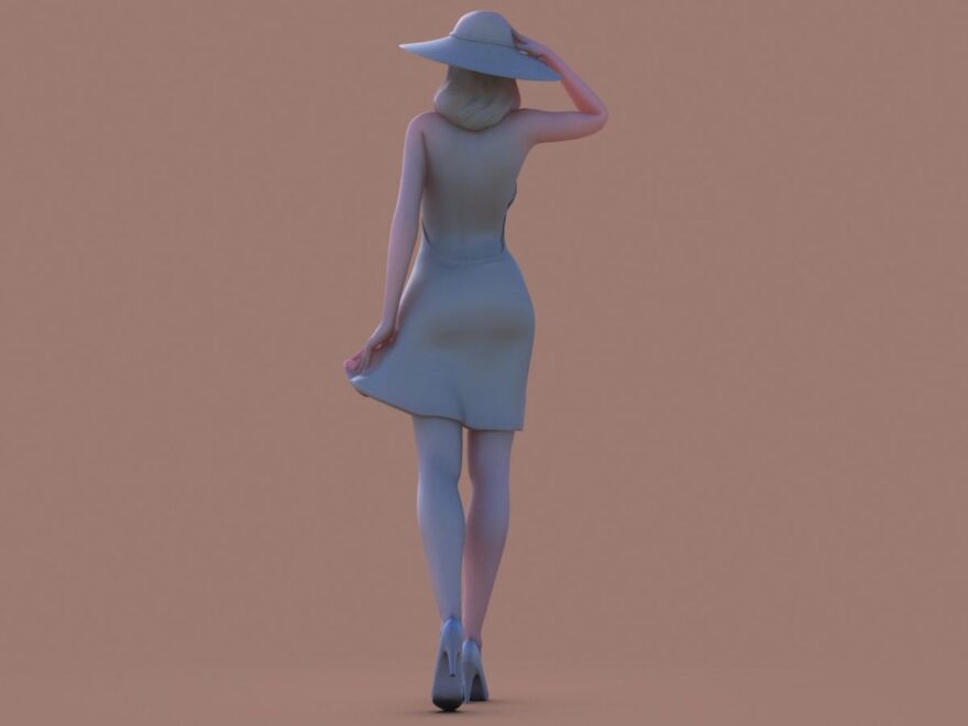Woman 3d Print 3D Model 10 stl max Free3D