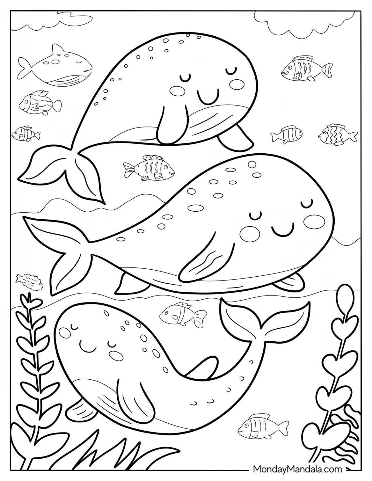 50 Cute Coloring Pages Free PDF Printables 