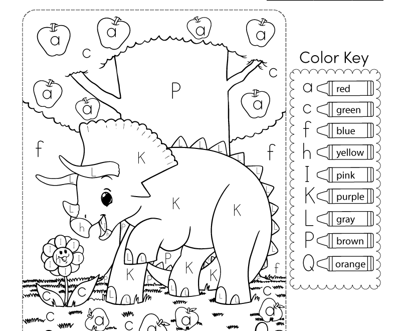Color By Letter Worksheet Free Printable Digital PDF